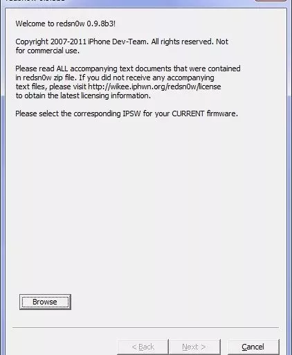 redsn0w win 0.9.8b3 - iOS 4.3.4 - Premier Jailbreak pour tous enfin disponible