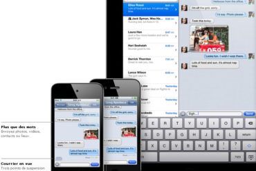 iMessage - iOS 5 - Plus de 200 nouveautés