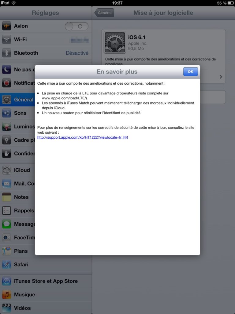ipad ios 6.1