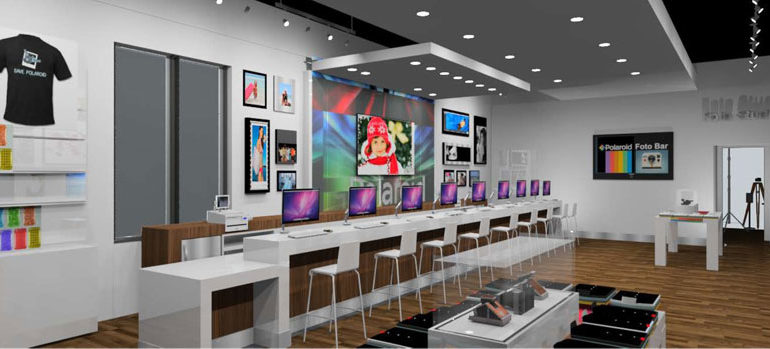 PolaroidFotobar store2 - Un Polaroïd Fotobar en Floride