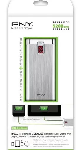 POWER PACK 5200 - PNY PowerPack - Chargeurs mobiles portables