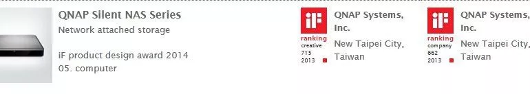 qnap if award - QNAP HS-210 remporte l’iF Design Award 2014
