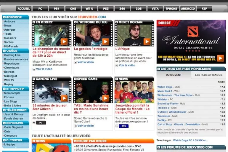 jeuxvideocom - JeuxVideo.com vendu 90 millions d'euros