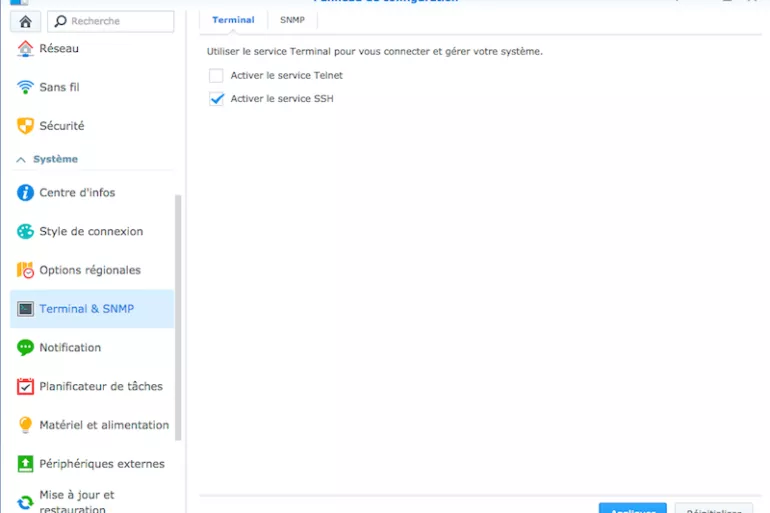 activer ssh synology - Comment installer IPKG sur votre NAS Synology ?