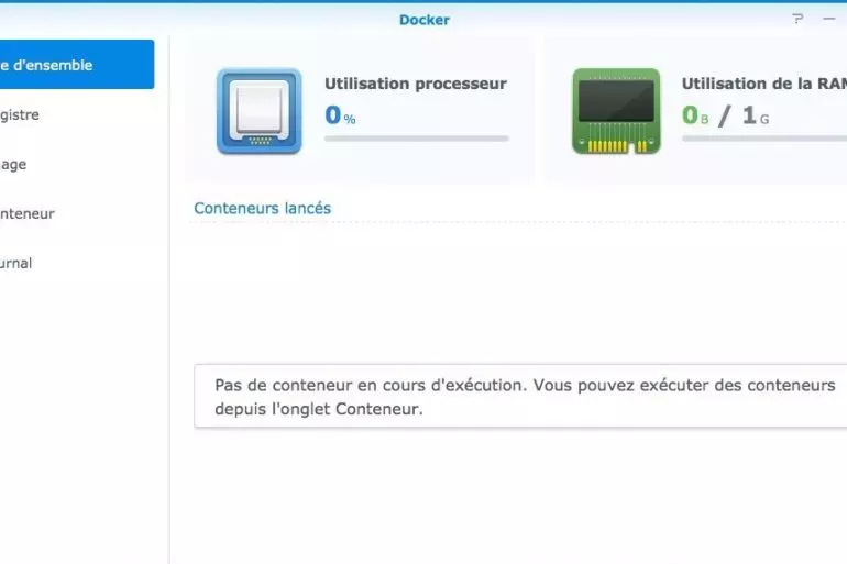 docker synology vue general - Synology DSM - Découverte de Docker