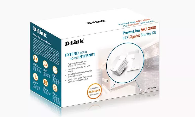 D link DHP 701AV pack - D-Link lance les premiers CPL 2000 Mbit/sec... sur le papier
