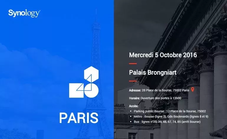 synology paris 2017 - NAS - Synology 2017, le résumé de la conférence