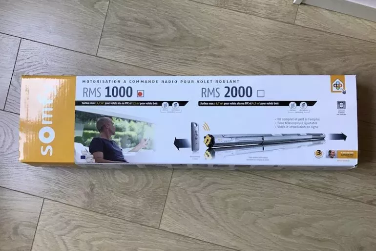 somfy rms 1000 1 - SOMFY - Installation de 2 moteurs sans fil pour volet roulant