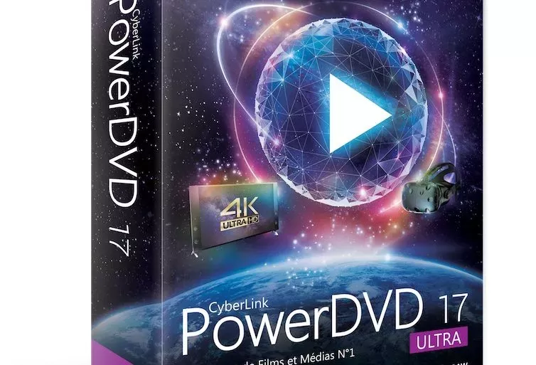 box PDVD17 ultra fra l - PowerDVD 17 - Vidéos en HDR, réalité virtuelle et...