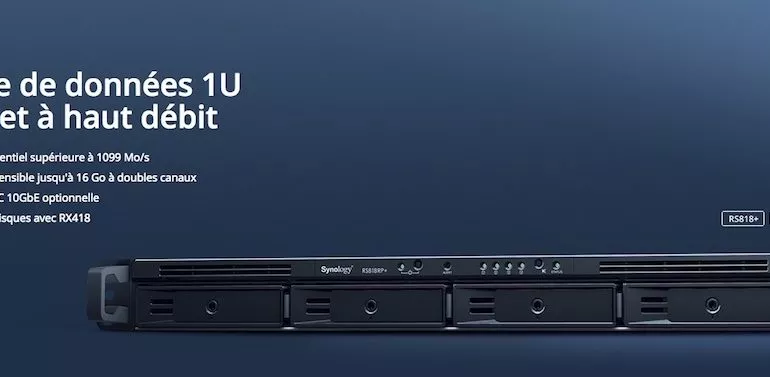 rs818plus RS818RPplus - NAS - Synology RackStation RS818+ / RS818RP+