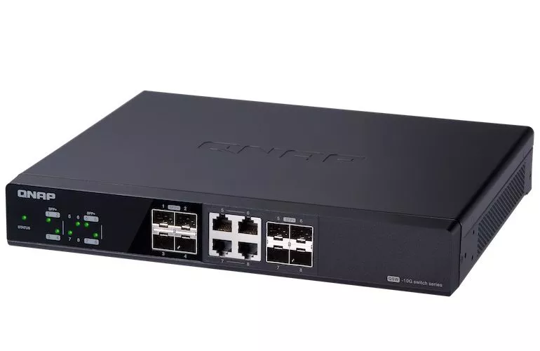 qsw 804 4c - Switch 10 Gbits/s chez QNAP : QSW-804-4C et QSW-1208-8C