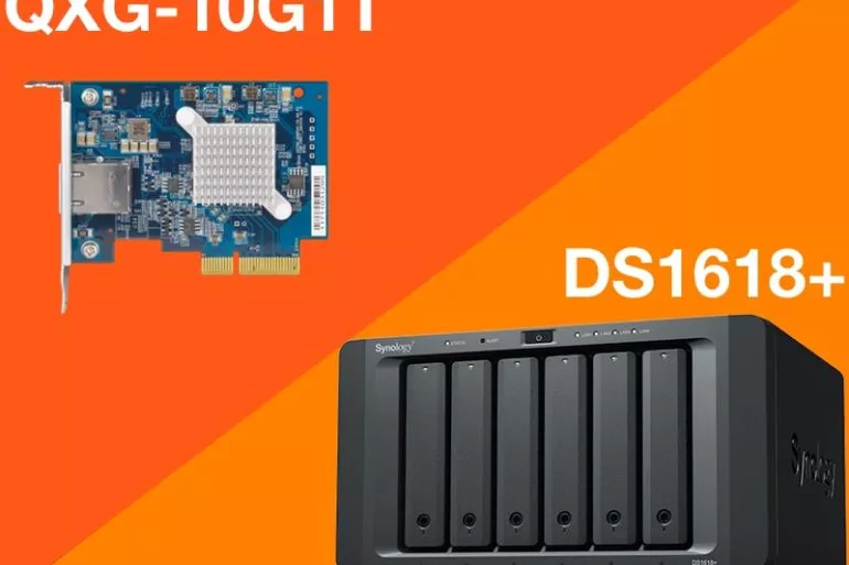 QXG 10G1T DS1618plus - Peut-on mettre une carte réseau QNAP 10 Gbit/s dans un NAS Synology ?