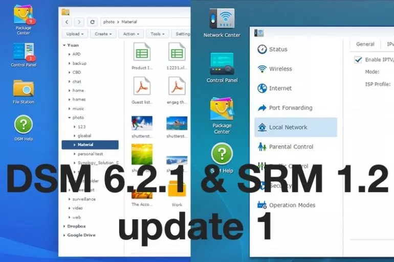 DSM SRM update1 - Brèves : Mises à jour chez Synology DSM & SRM