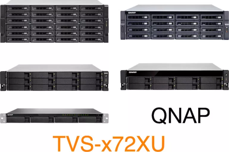 QNAP TVS x72XU - QNAP annonce la sortie de la série NAS TVS-x72XU
