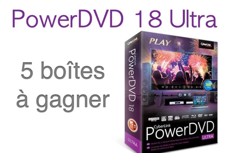 gagner powerDVD18 - Concours - PowerDVD 18 Ultra [Partenariat]