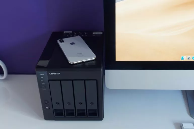 QNAP TR 004 Mac iphone - Test du QNAP TR-004