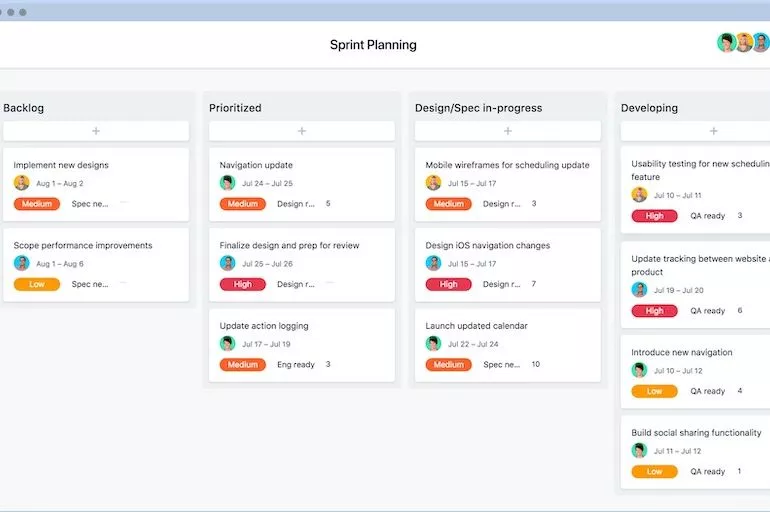 asana kanban - Asana, la gestion du travail visuelle