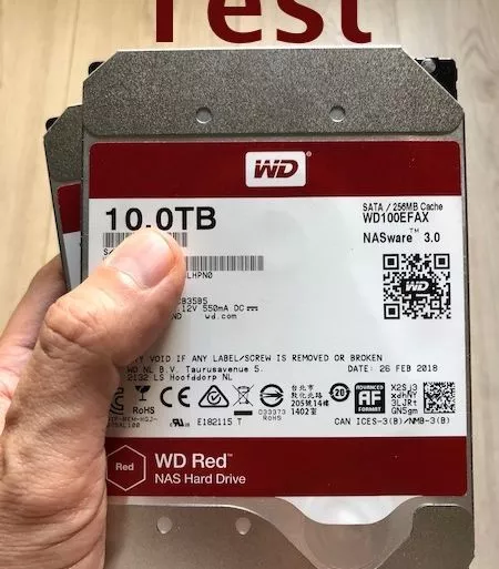 WD RED 10To - Test WD Red 10 To (disque NAS)