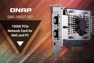QNAP QXG 10G2T - QNAP QXG-10G2T-107, la nouvelle carte réseau double ports 10 Gbit/s