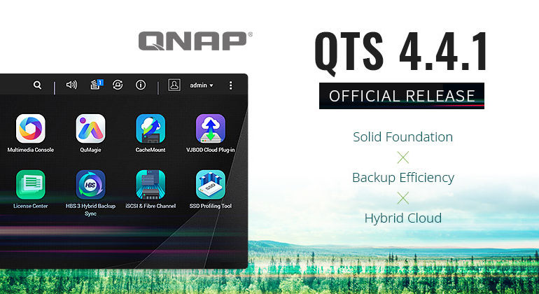 QTS 441 - NAS - QNAP QTS 4.4.1 est maintenant officiellement disponible