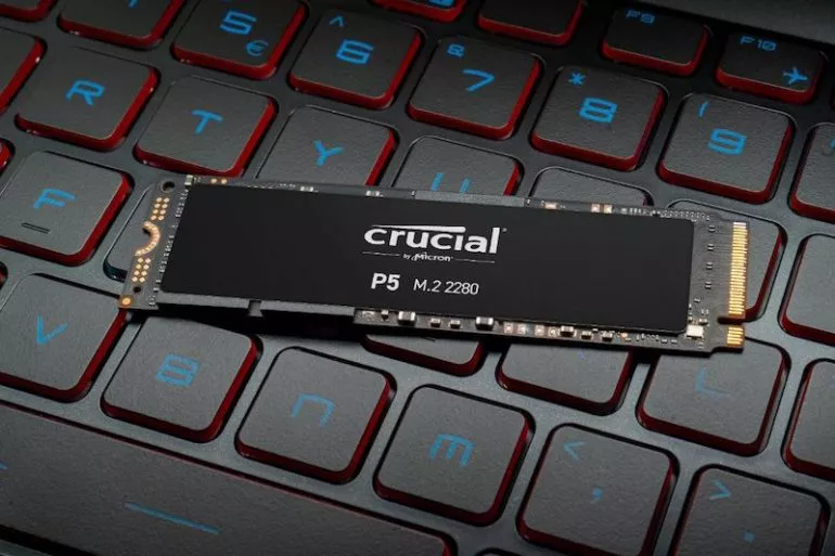 Crucial P5 - Crucial annonce l'arrivée prochaine du SSD NVMe P5