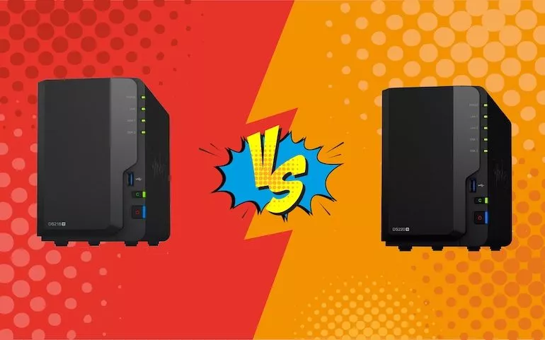 DS218vsDS220 - NAS - Synology DS218+ vs DS220+