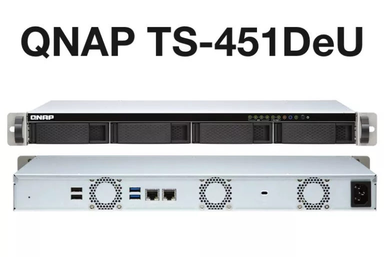 QNAP TS 451DeU - NAS - QNAP TS-451DeU un rack 4 baies avec du 2,5 Gbit/s