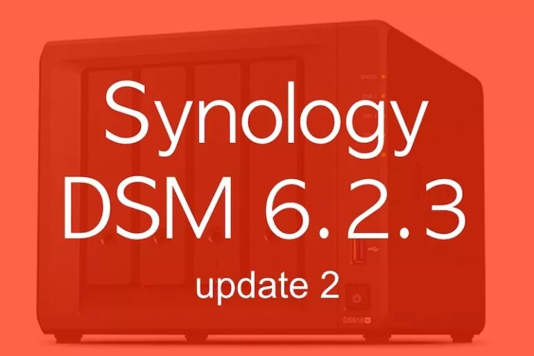 synology dsm623 update2 - Synology DSM 6.2.3 update 2