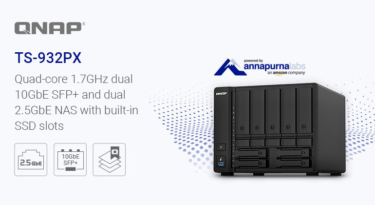 ts 932px - NAS - QNAP annonce l'arrivée du TS-932PX (2,5 et 10 Gbit/s)