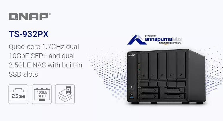 ts 932px - NAS - QNAP annonce l'arrivée du TS-932PX (2,5 et 10 Gbit/s)