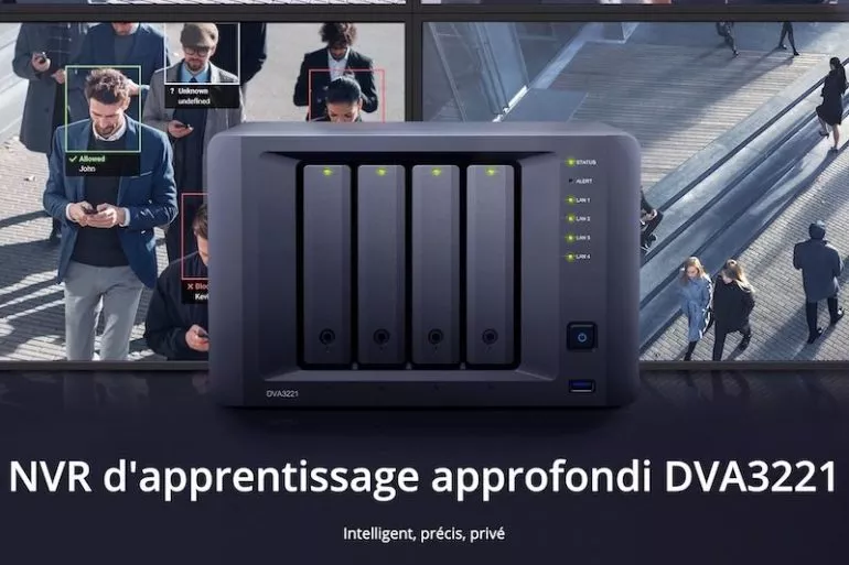 DVA3221 - Synology lance le DVA3221 : NAS & NVR intelligent...