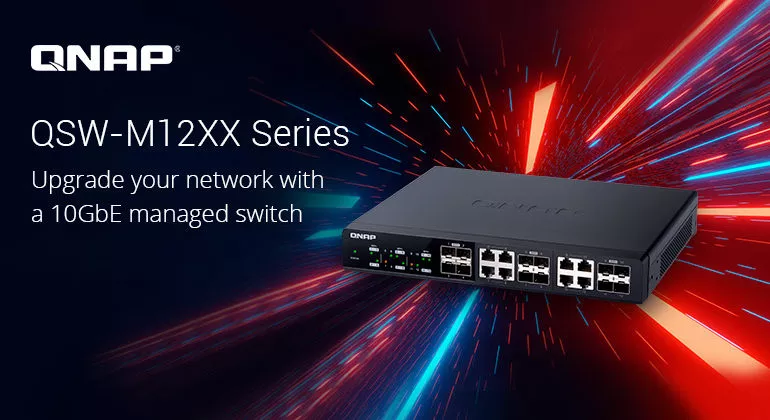 QNAP QSW M12XX 2020 - QNAP lance 3 switches administrables Multi-Gig : QSW-M1204-4C, QSW-M1208-8C et QSW-M804-4C