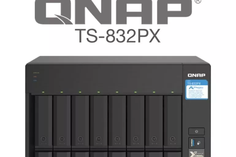 QNAP TS 832PX - QNAP TS-832PX : NAS 8 baies, processeur Quad Core, réseaux 2,5 Gbit/s et 10 Gbit/s