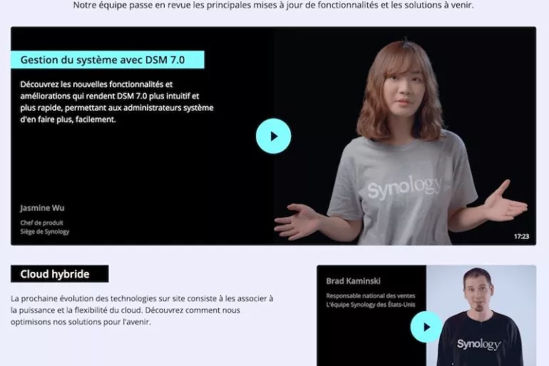 Synology 2021 - Synology 2021 : DSM 7.0 Bêta, AMD, Bare Metal, Active Insight, C2 Directory...