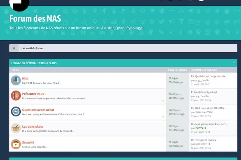 forum nas 2021 - Forum des NAS : Et un an de plus...