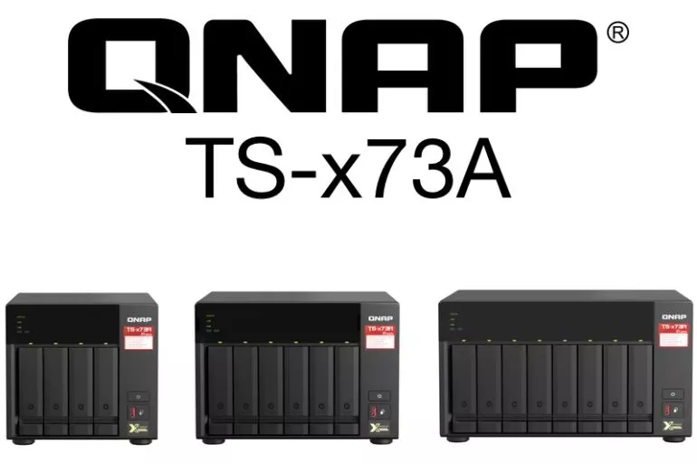 QNAP TS x73A - NAS - QNAP lance la gamme TS-x73A : AMD Ryzen, Multi-Gig, PCIe, SSD M.2 NVMe...