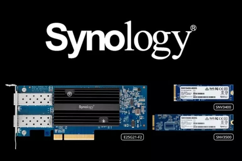 Synology E10G21 F2 E25G21 F2 SNV3400 SNV3500 - Synology annonce l'arrivée des E10G21-F2, E25G21-F2 et SNV3400, SNV3500