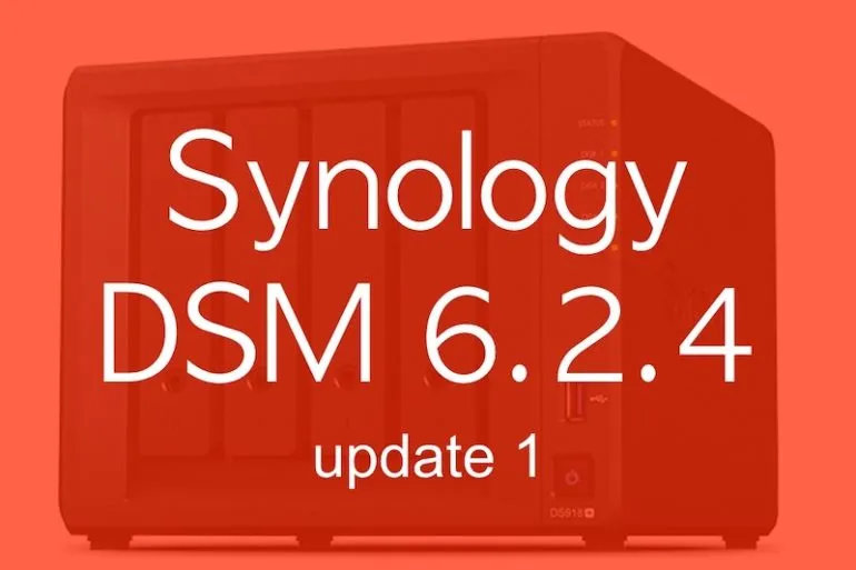 Synology DSM 6.2.4 update 1
