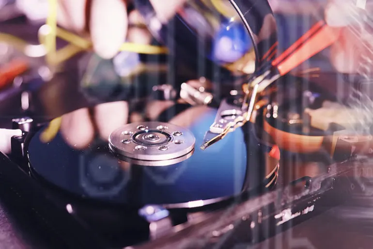 disque dur ouvert - Synology et espace de stockage réel sur un disque