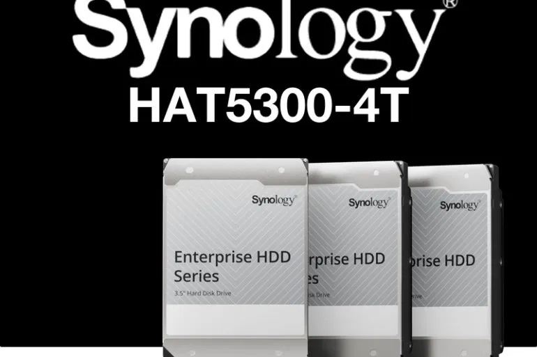 synology HAT5300 - Synology HAT5300 4 To, un nouveau disque pour entreprise