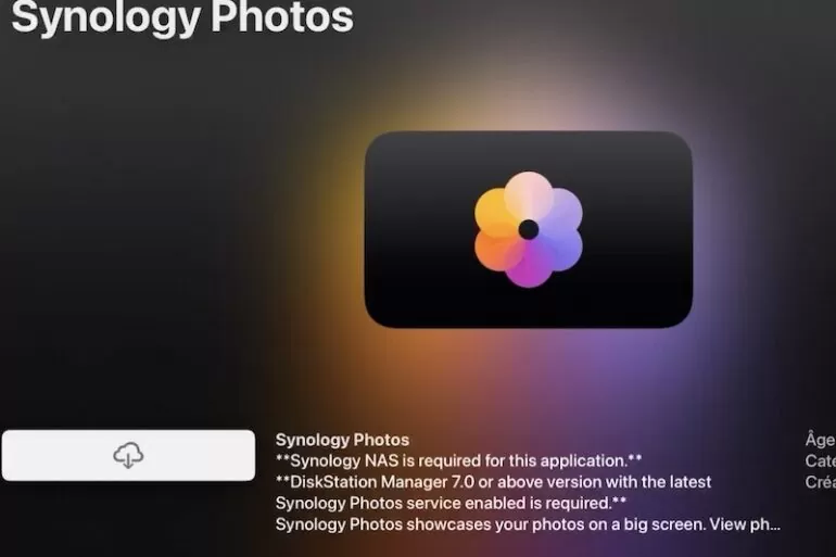 App Synology Photos AppleTV - Synology Photos arrive sur TV... enfin !