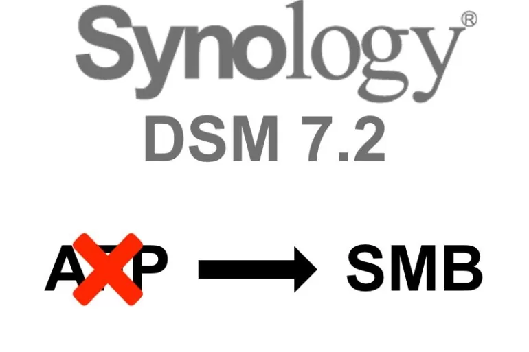 DSM 7.2 AFP et SMB