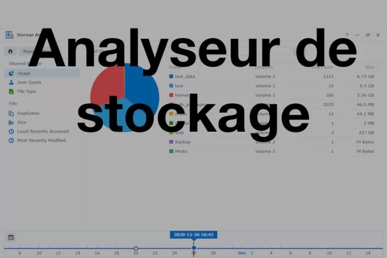Analyseur de stockage Synology