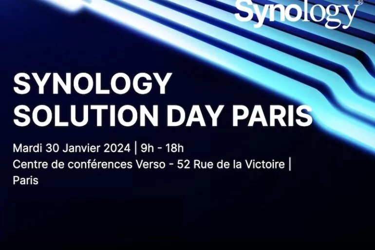 synology solution day - Synology Solution Day 2024, le 30 janvier à Paris