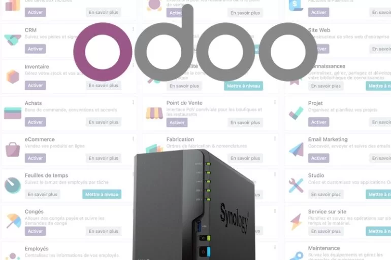 odoo synology - Installer Odoo (ERP/CRM) sur un NAS Synology en 5 minutes