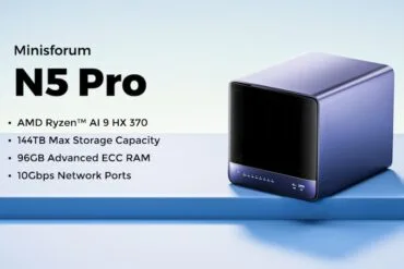 Minisforum N5 Pro - Minisforum lance son premier NAS : N5 Pro