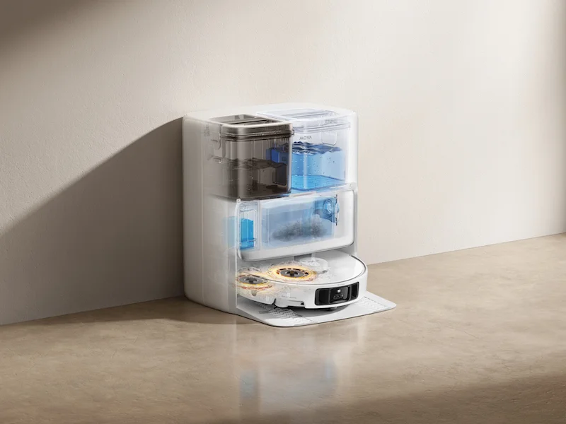 Module Solution Nettoyage Pour Aspirateur Mova P50 Pro/Ultra - Mélange Automatique, Réduction Odeurs