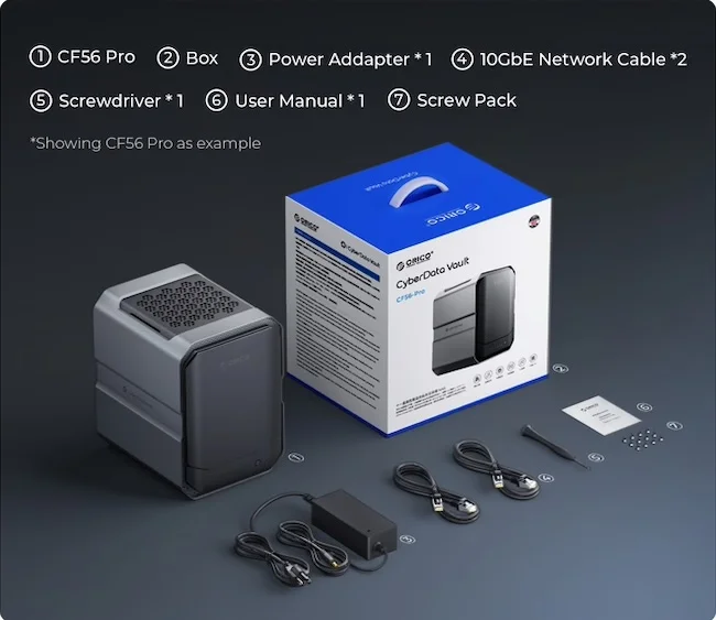 ORICO CF56 Pro - ORICO et ses 6 NAS (financement participatif en cours)