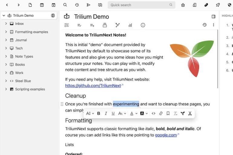 Trilium Notes