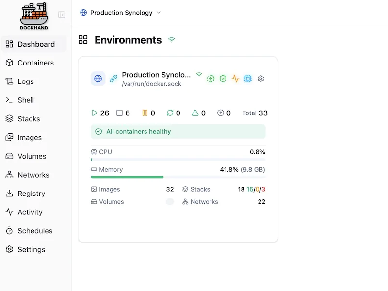 Dockhand fin - Installer Dockhand sur un NAS Synology : guide rapide pour gérer Docker facilement